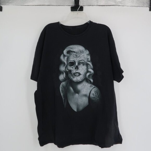 Marilyn Monroe Skelton Face T-Shirt 2XL - Picture 2 of 10